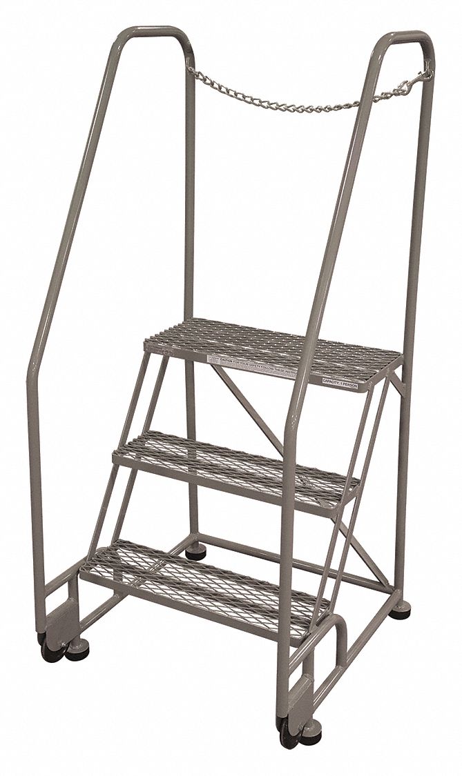 Tilt and Roll Ldr Steel 60In. H. Gray
