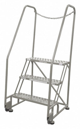 Tilt and Roll Ldr Steel 60In. H. Gray