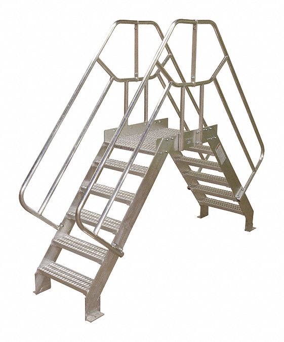 Crossover Bridge 4 Step Aluminum 74In. H