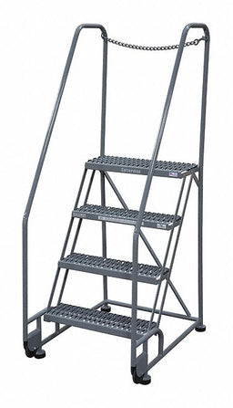 Tilt and Roll Ldr Steel 70In. H. Gray