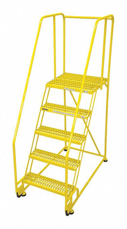 Tilt and Roll Ldr Steel 80In. H. Yellow