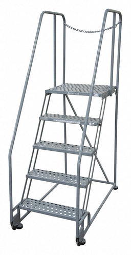 Tilt and Roll Ldr Steel 80In. H. Gray