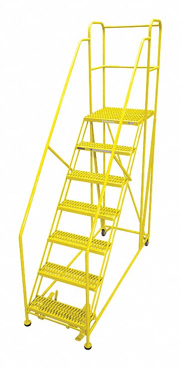 Work Platform 7 Step Steel 8.8 ft.. H.