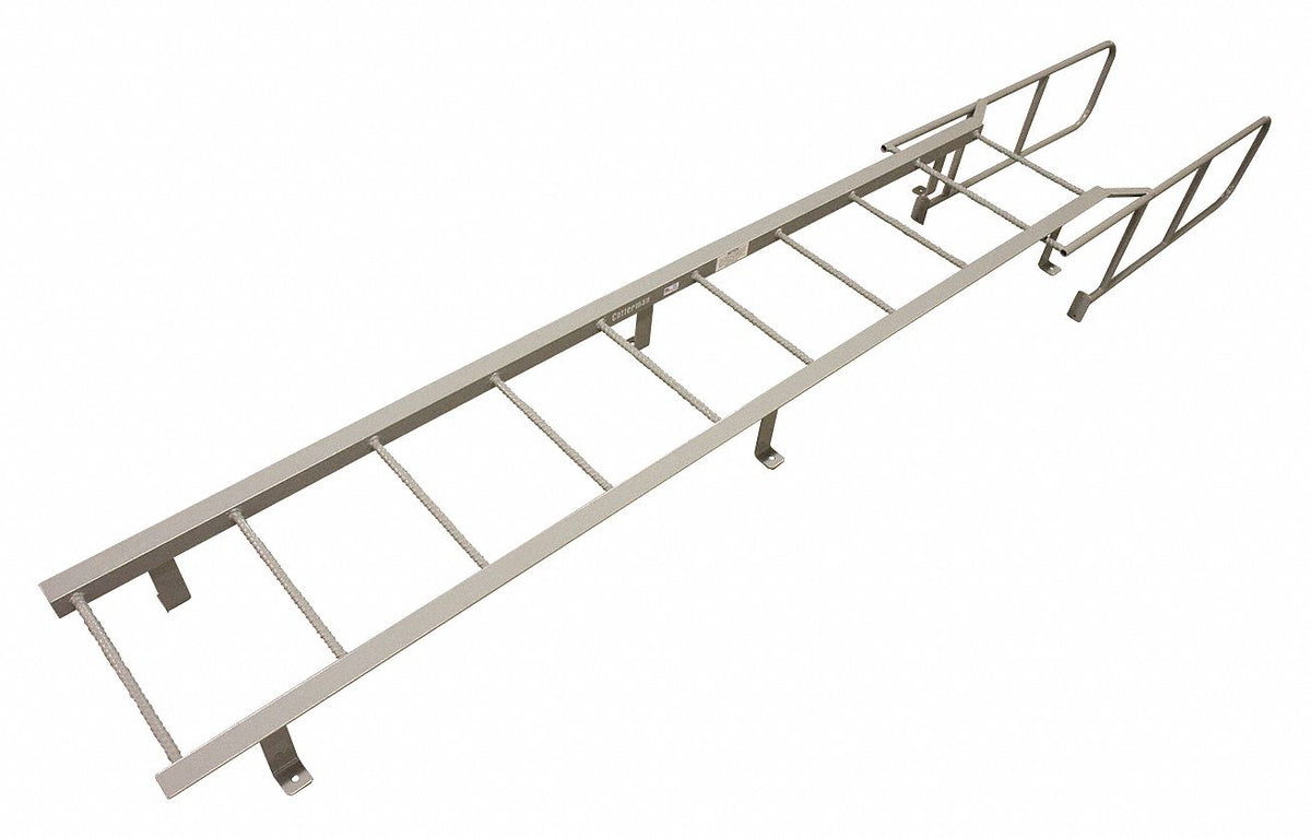 Fixed Rung Ladder Fixed Ladder 7 ft H. Steel 8 Rungs · Dimerc Industrial