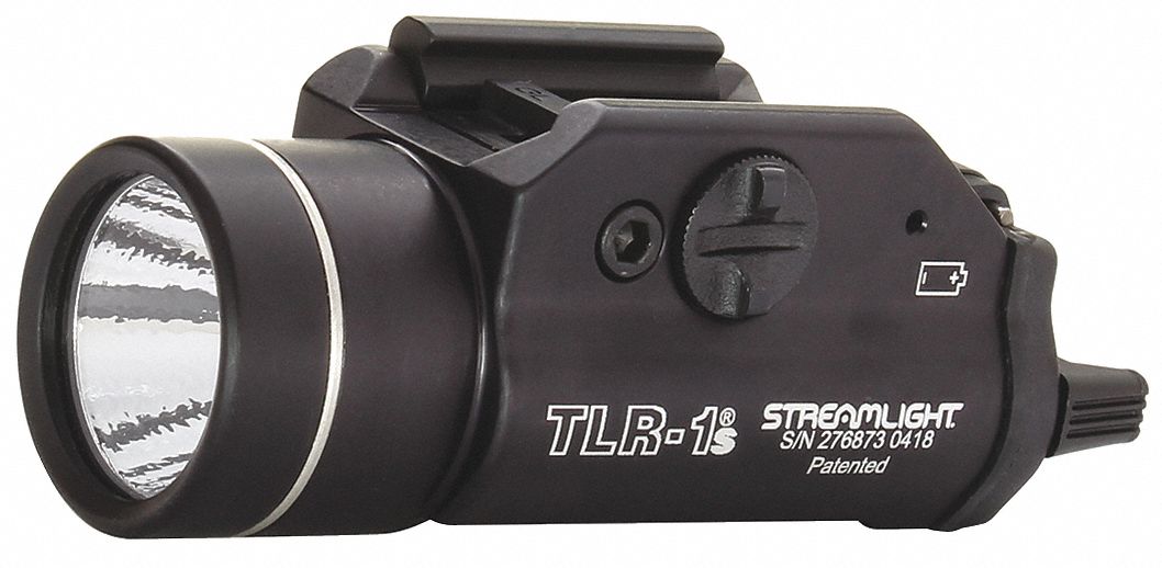 Mounted Flshlght 300lm Alum Blk