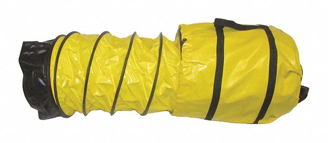 Ventilation Duct 12 in x 25 ft Blk/Ylw