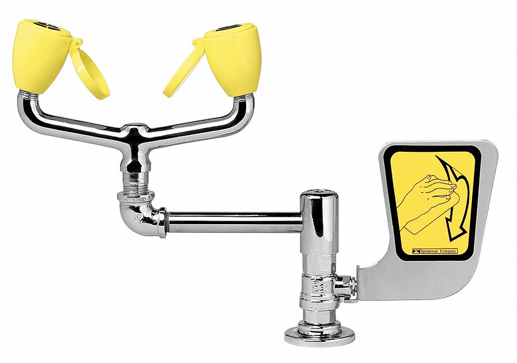 Eyewash Tabletop Chrome Swing Actv Hndl