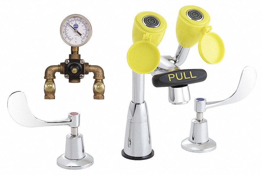 Eye/Face Wash Station Counter Chrome