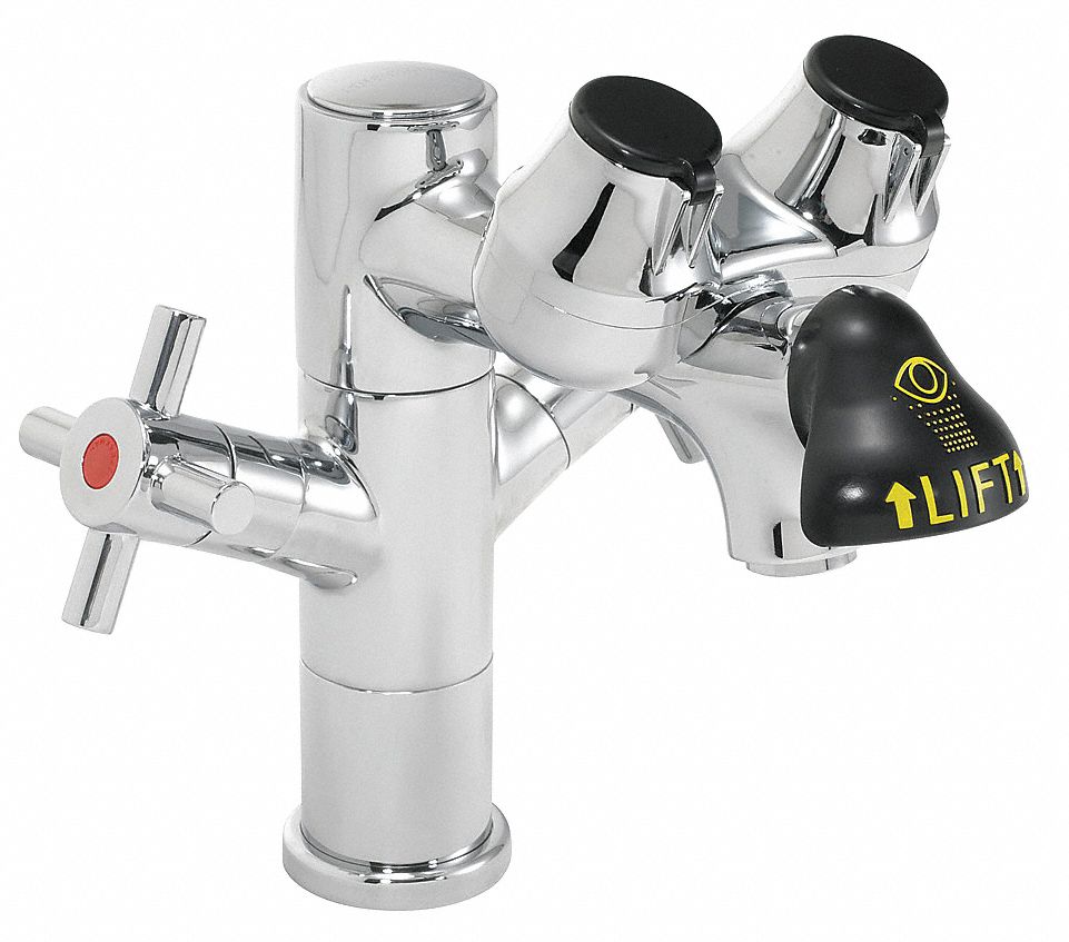 Eye/Face Wash Station Counter Chrome