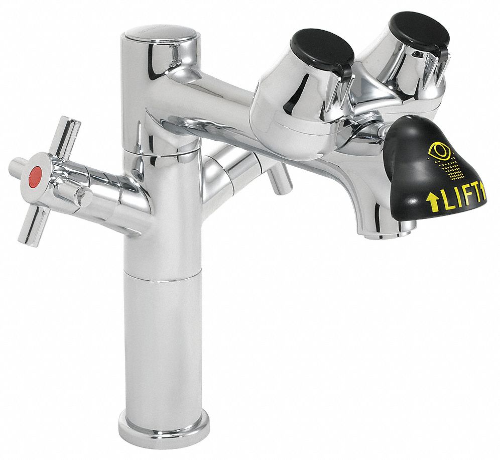 Eye/Face Wash Station Counter Chrome