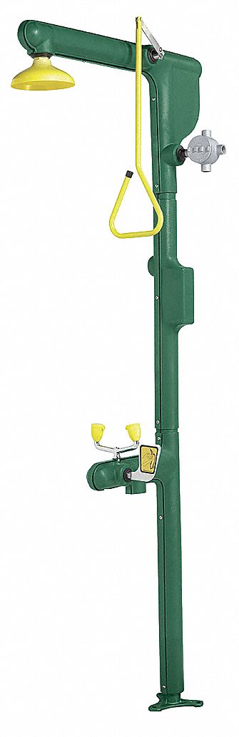 Freeze Prot Drench Shower w/Face/Eyewash