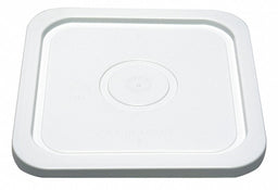 Plastic Pail Lid White HDPE 10 5/16 in