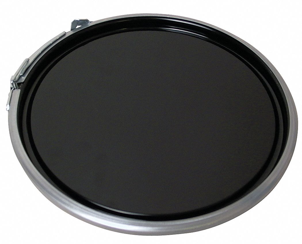 Cover and Ring Black Steel