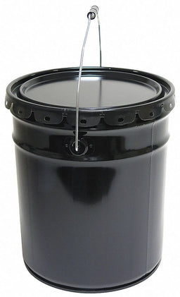 Pail Steel Black Open Head