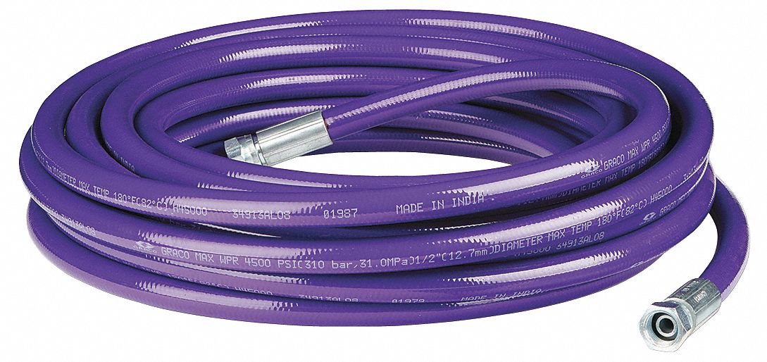 High-Pressure Spray Hose 3/8 IDx50 ftL