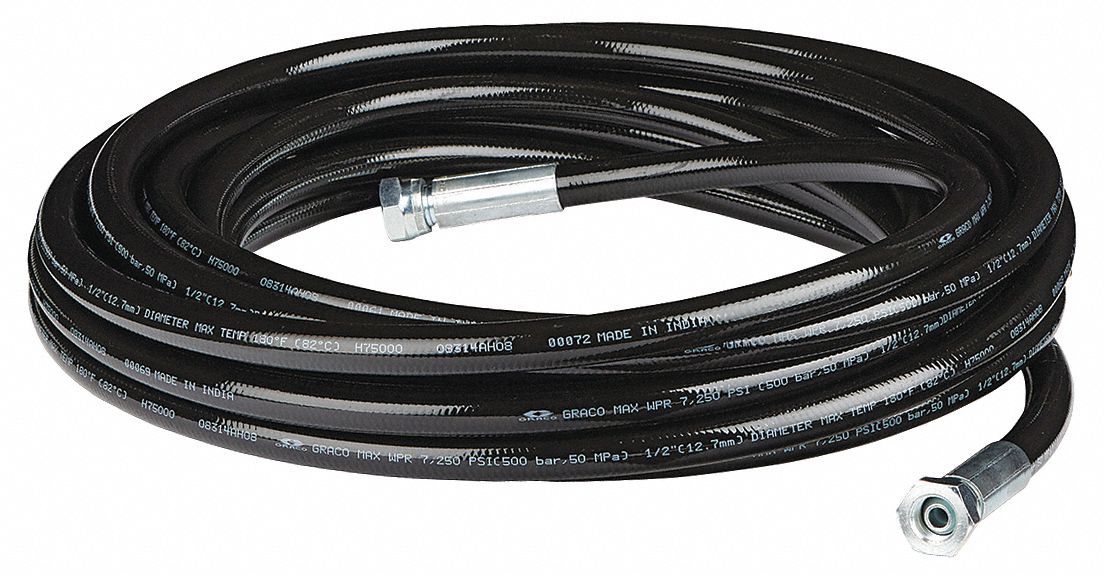 High-Pressure Spray Hose 1/4 IDx50 ftL