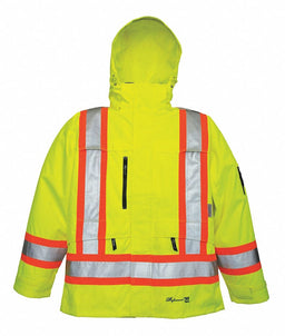 G5393 Rain Jacket Class 3 Green 3XL