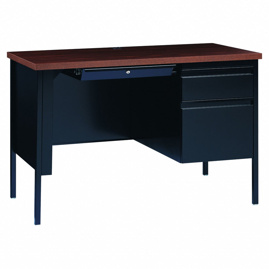 Office Desk 29 1/2 in H Black/Walnut