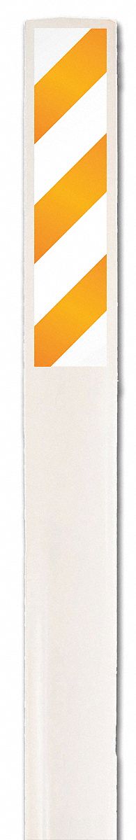 Flexible Marker Stake Fbrgls Org/Wht/Wht