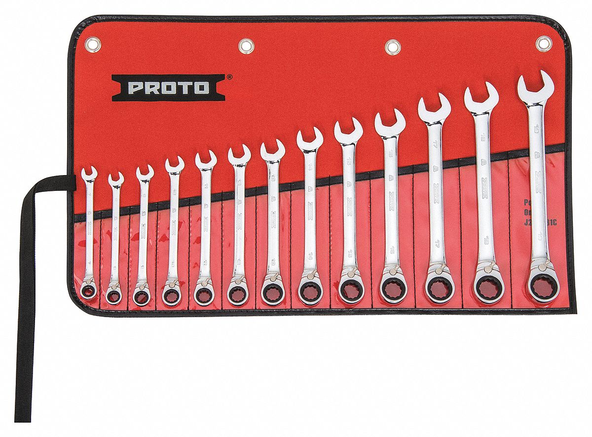Combo Wrench St Steel Polish Stnrd Ofst
