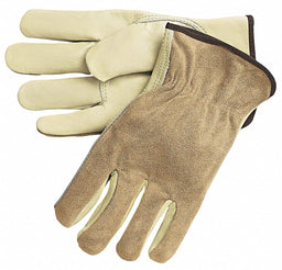 H4152 Leather Gloves Cream S PR