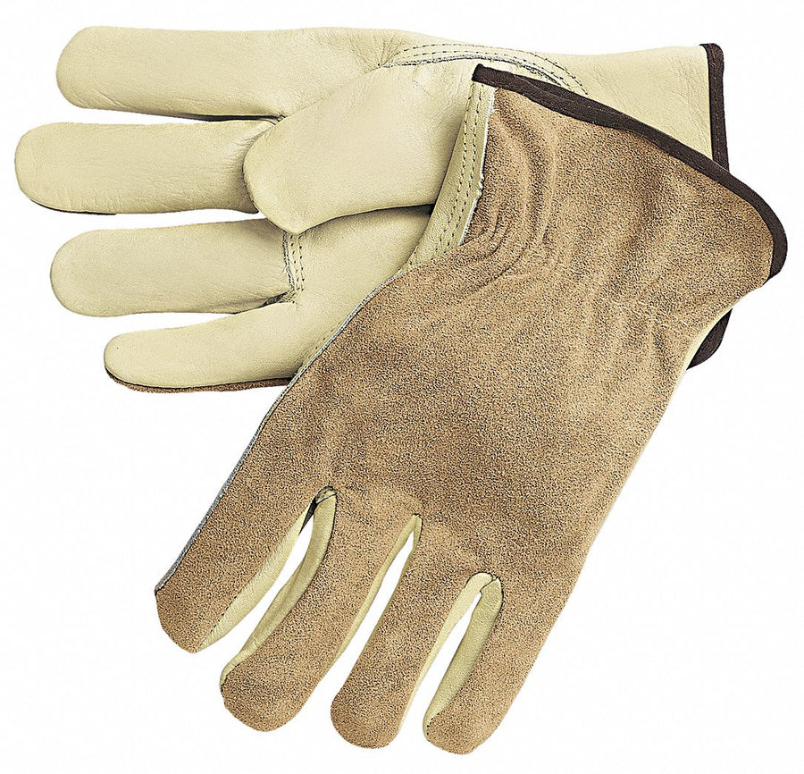 H4152 Leather Gloves Cream S PR