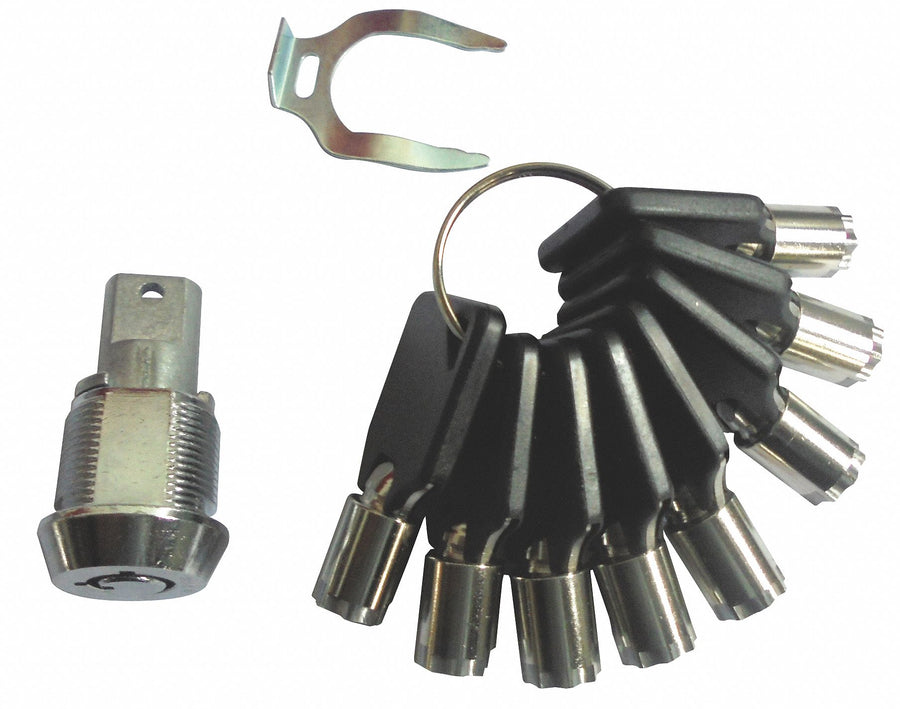 Replacement Lock and Key 8 Keys
