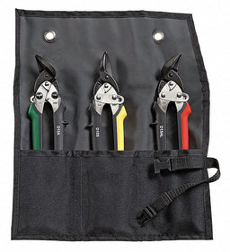 Aviation Snip Set R/L/ST 5/8 Cut 3 PC