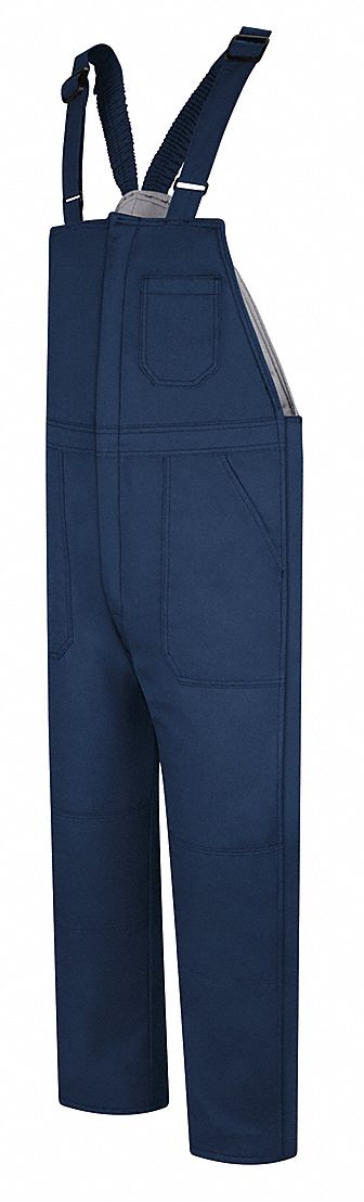 J6360 Bib Overall Navy 38-1/2 In Waist Size