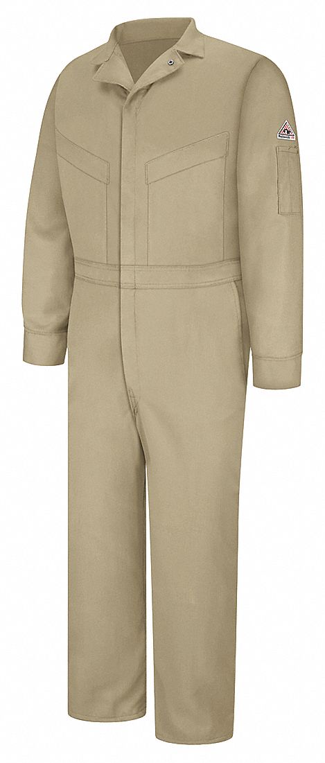 G7298 Flame-Resistant Coverall Khaki 54