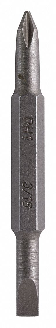 Insert Bit SAE 1/4 Hex #1/3/16 2-1/2