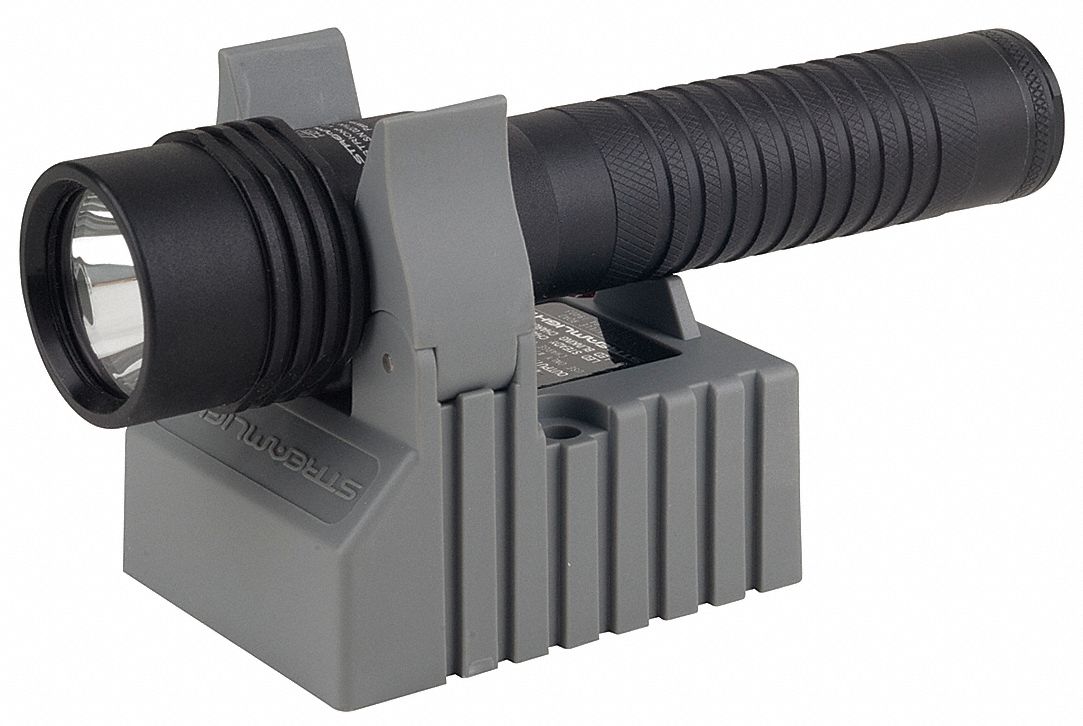 Handheld Flashlight Aluminum Black 615lm
