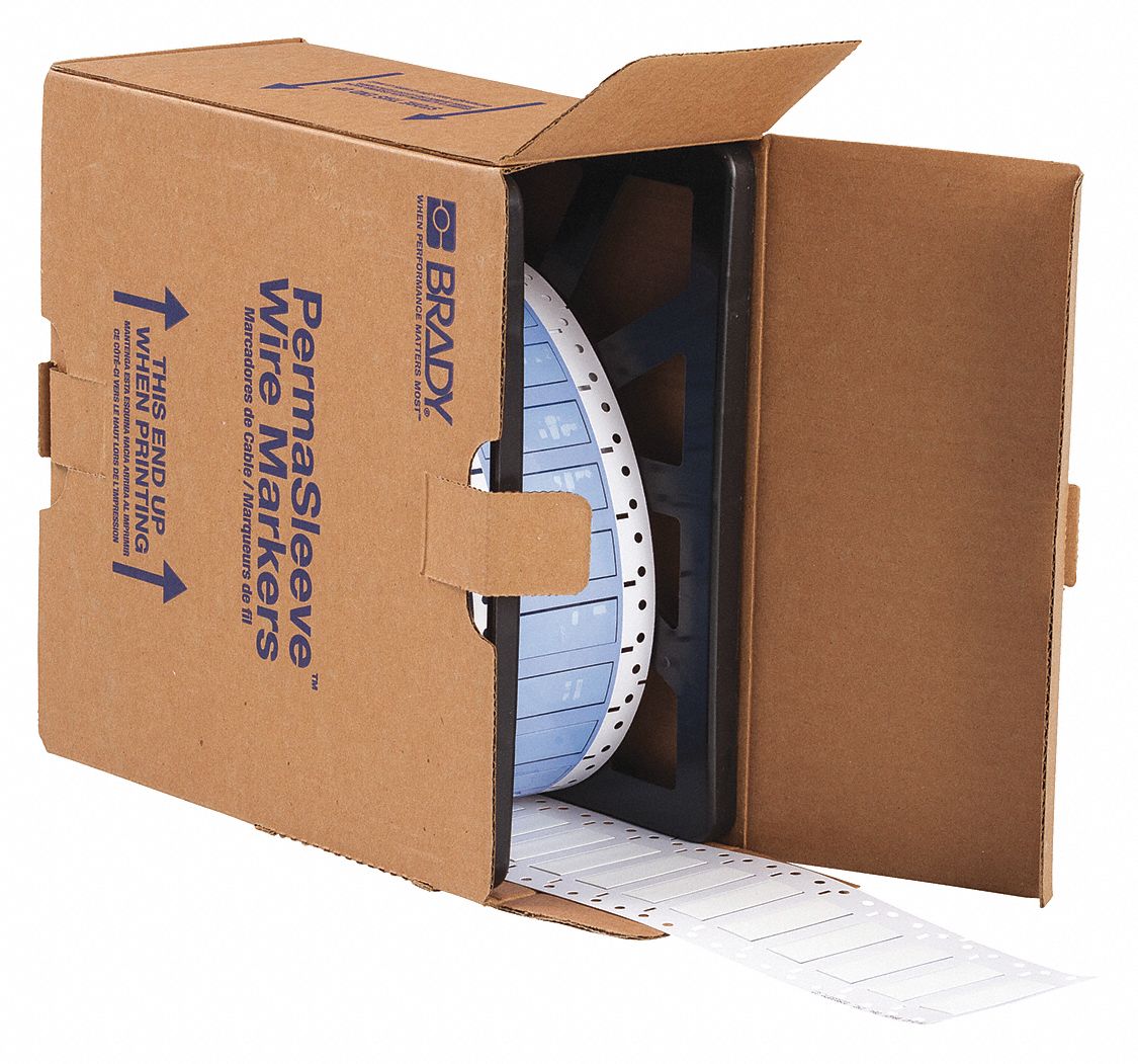 Wire Marking Sleeves White 2 In W