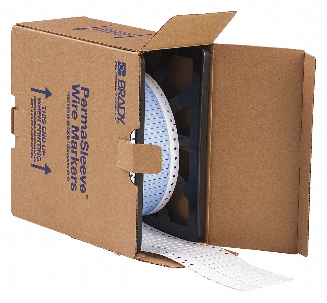 Wire Marking Sleeves White 1.5 In W