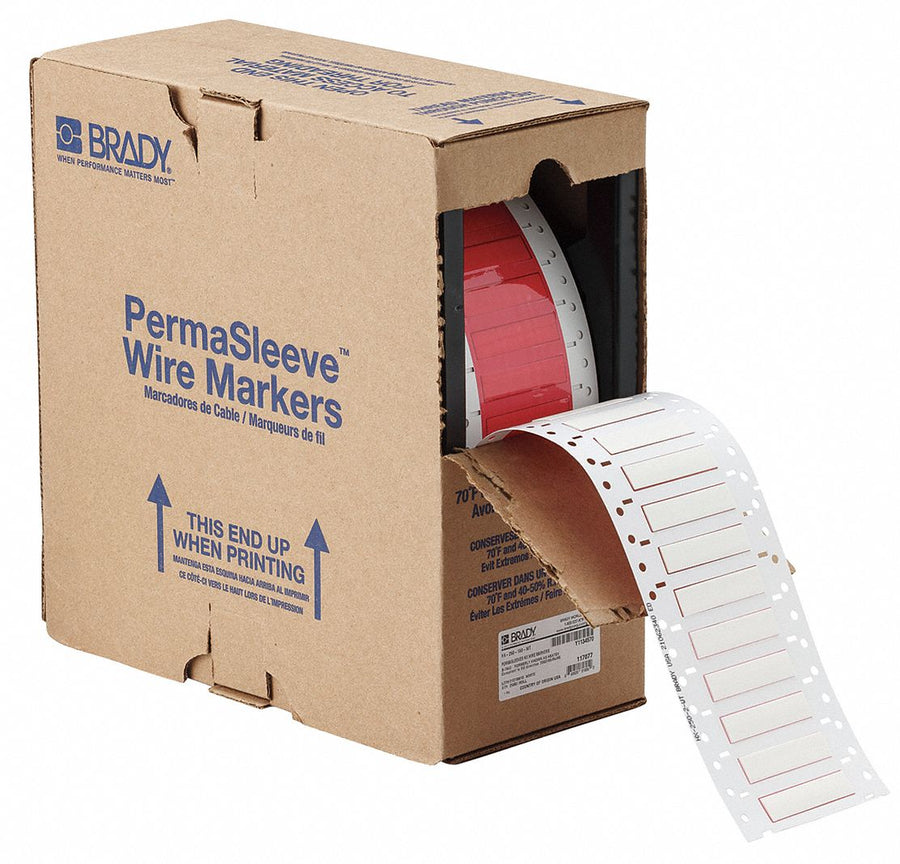 Wire Marking Sleeves White 2 In W