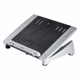 Laptop Stand 6 1/2 in H Black Silver