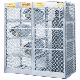 Gas Cylinder Cabinet 60x32 Alum