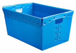 Nesting Ctr Blue Solid Corr HDPE PK3