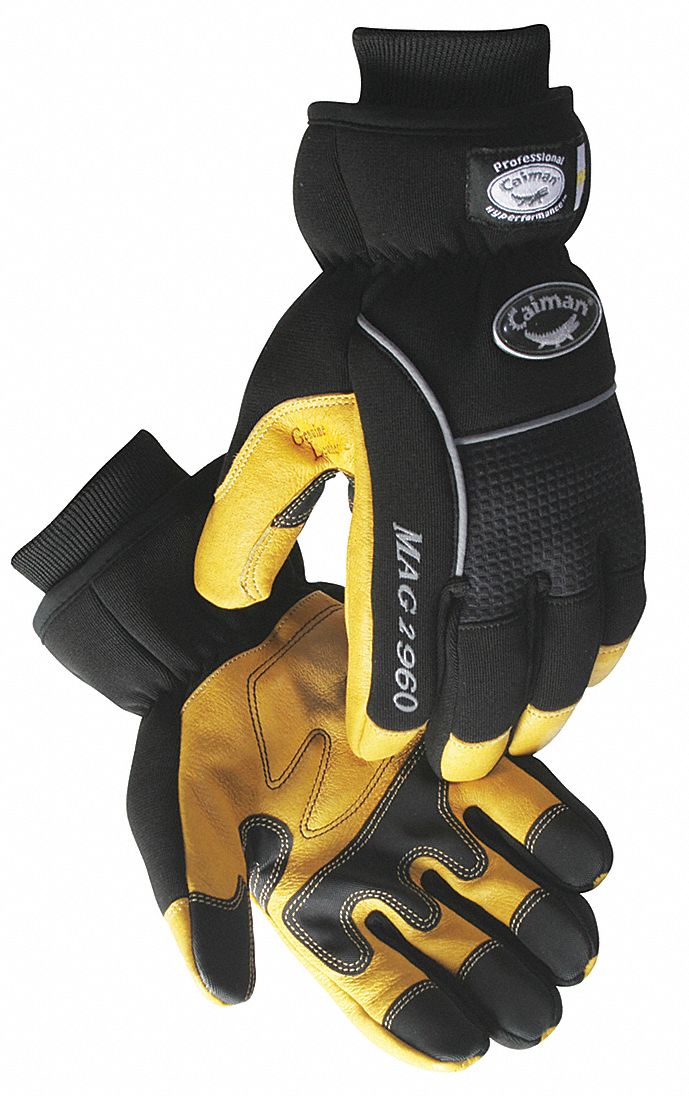 Cold Protection Gloves M Gold/Black Pr