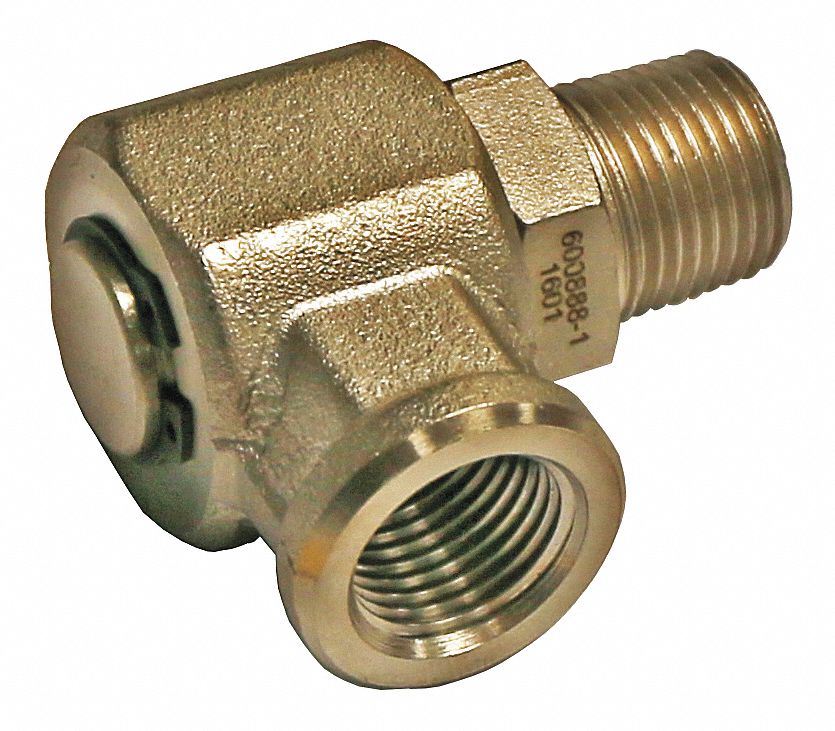 Swivel 90 Deg Steel 1/2 in FNPT Inlet