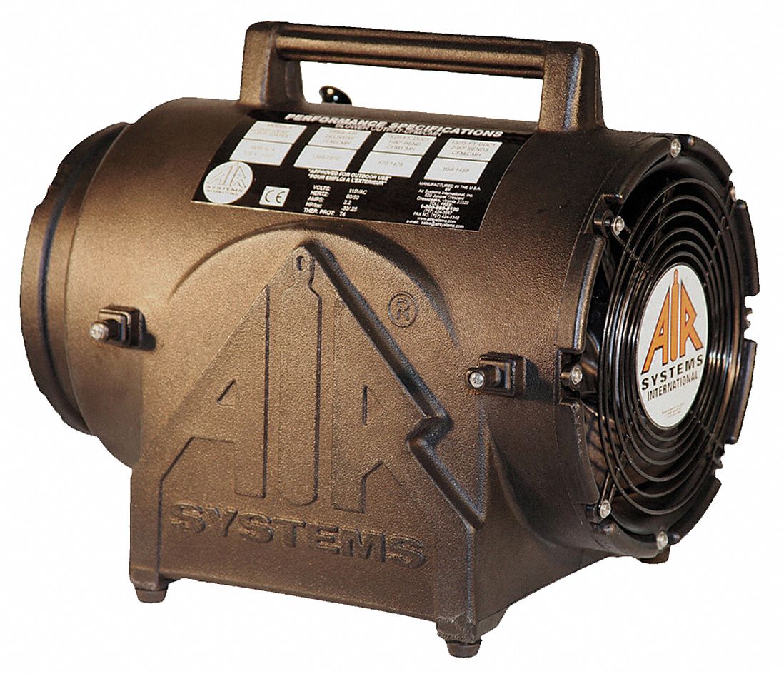 Conf. Sp Fan Axial Plastic Blk 8 In