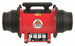 Confined Sp Fan Steel Red 10 or 8 In