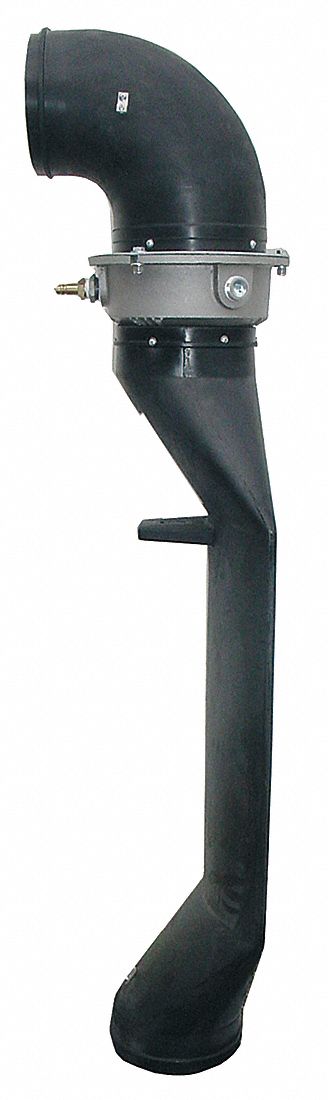 Conf Sp Fan w/ Saddle Vent Blck 8 In