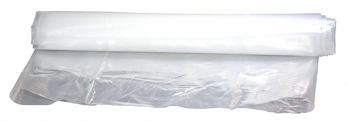 Lay Flat Duct Polyethylene White 750 ft