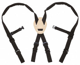 Suspenders Nylon Black 56in-52in 1PK