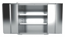 Shelving Cabinet 37 H 36 W Gray