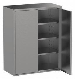 Shelving Cabinet 61 H 48 W Gray