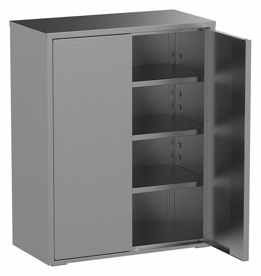 Shelving Cabinet 61 H 48 W Gray