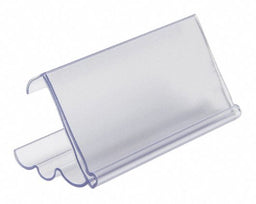 AngVuLblHldr Clear Smooth Slide-In PK25