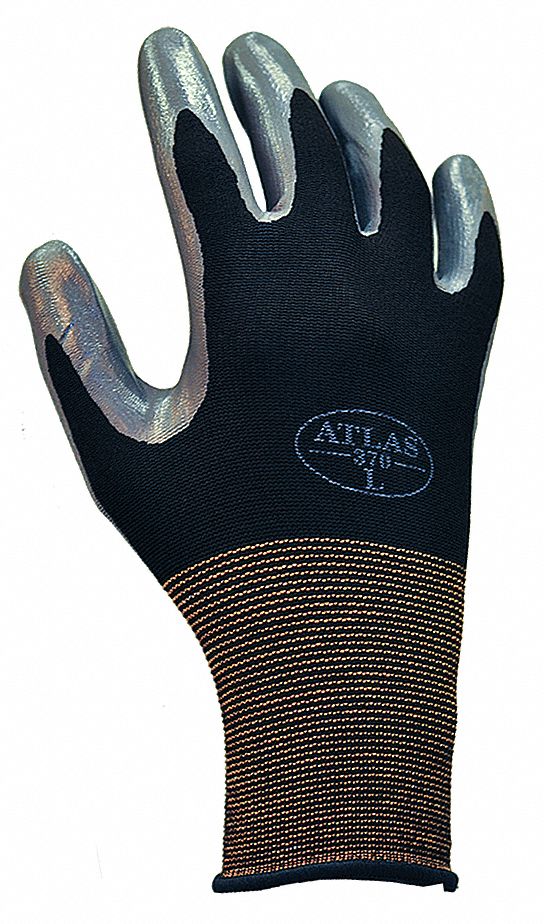 H5472 Coated Gloves Black/Gray M PR